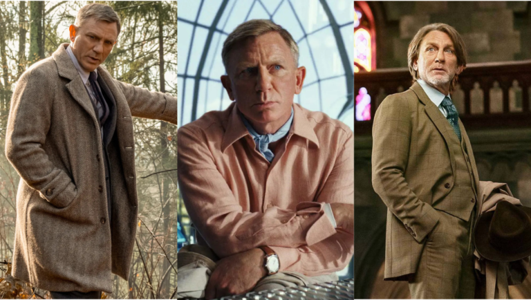 Knives Out and the Problem of the Movie Whodunit Daniel Craig as Benoit Blanc in the Knives Out trilogy: Knives Out, Glass Onion, and upcoming sequel. Movie whodunit concept.